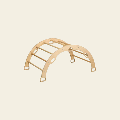 Indoor Play Gym Set – Climbing Triangle, Arch & Ramp for Toddlers