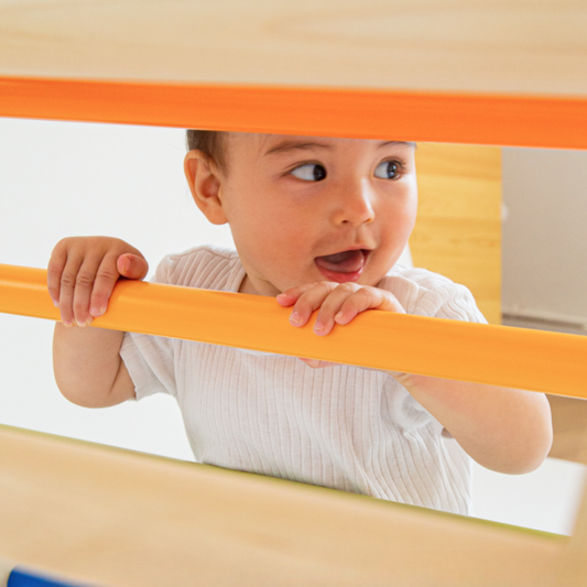 indoor climbing toy for toddlers wooden structure